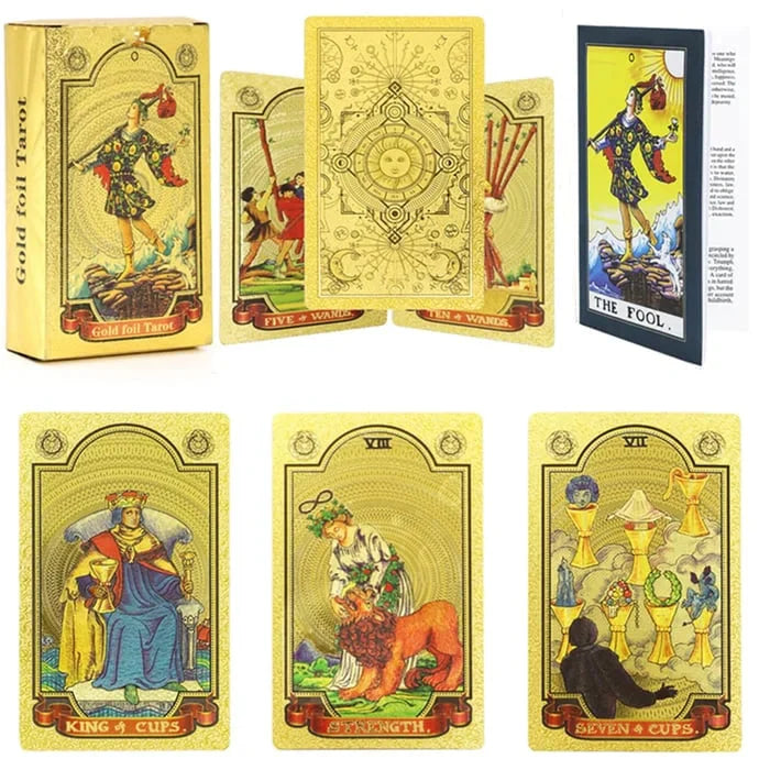 Ylellinen Tarot-kultapainos