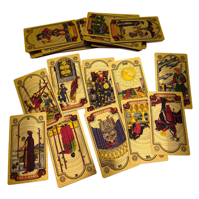 Ylellinen Tarot-kultapainos
