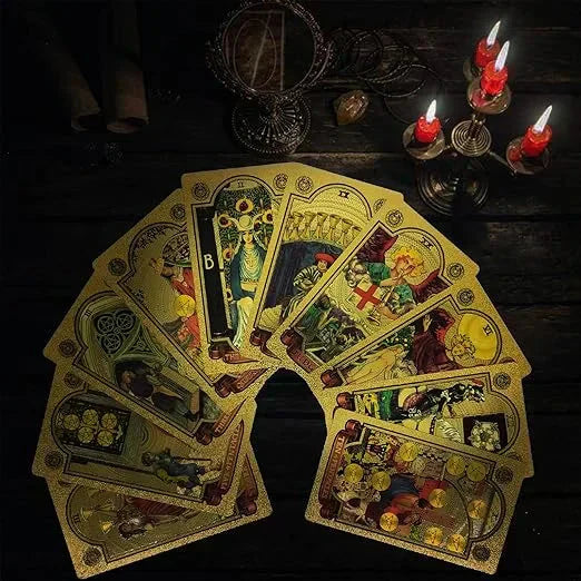 Ylellinen Tarot-kultapainos