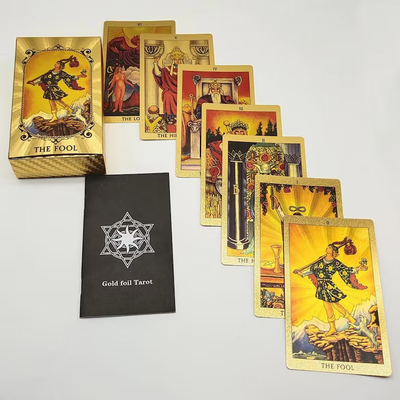 Ylellinen Tarot-kultapainos