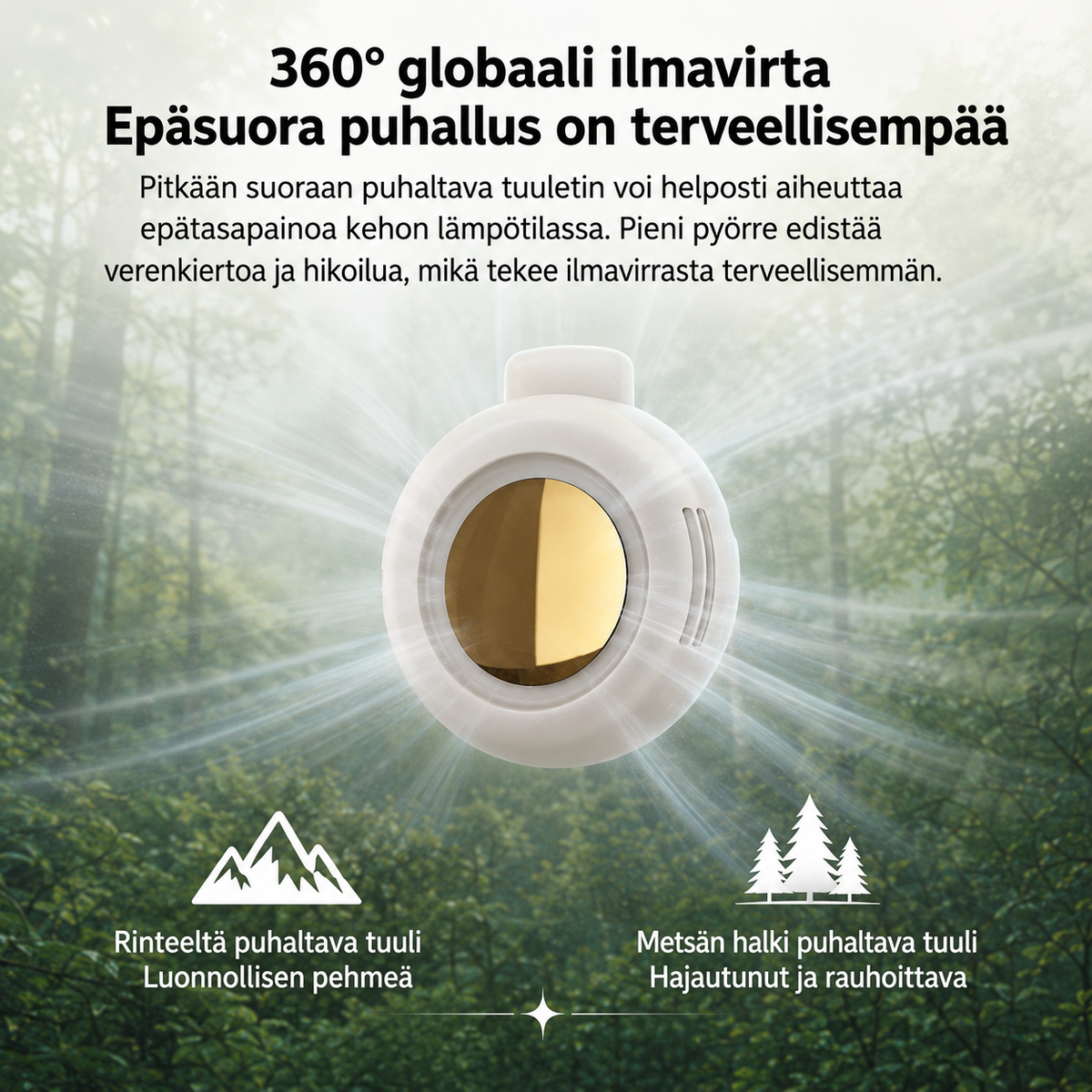 Kannettava minituuletin