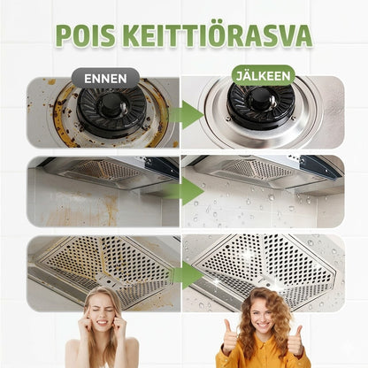 Monitoiminen entsyymipuhdistusaine