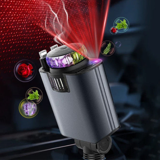 5-in-1-laturi aromidiffuuserilla ja tähtitaivaalla