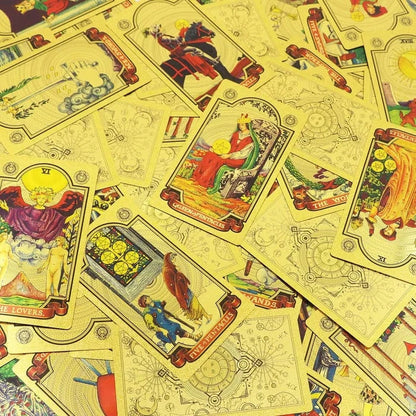 Ylellinen Tarot-kultapainos