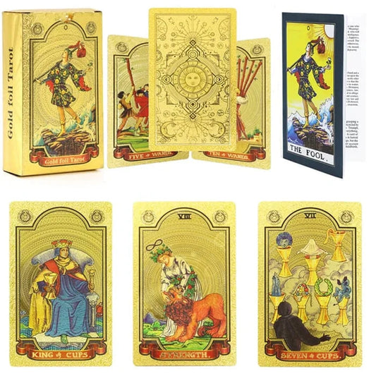 Ylellinen Tarot-kultapainos