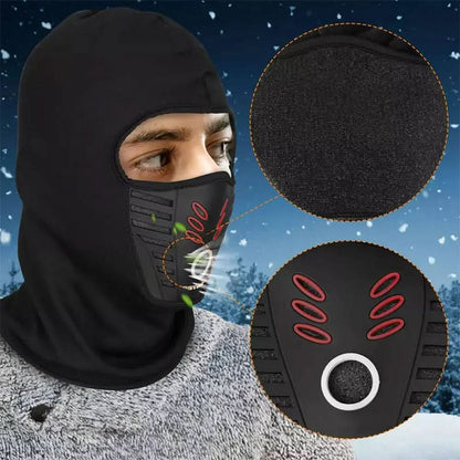 Unisex tuulenpitävä lämmin kokokasvosuoja