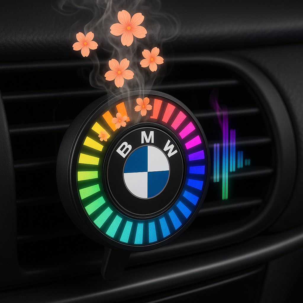 Musical Rhythm LED -autovalo (aromidiffuusorilla)