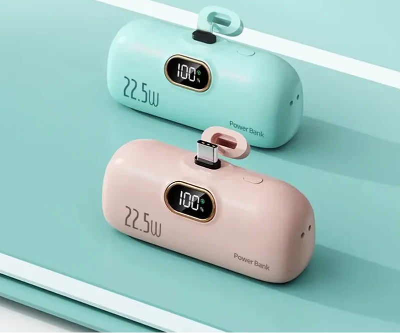 5000 mAh kannettava minivirtapankki puhelimelle