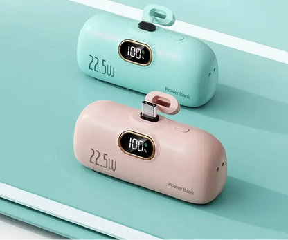 5000 mAh kannettava minivirtapankki puhelimelle