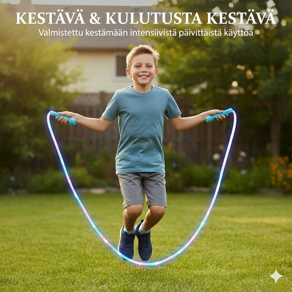 LED-valaistu hyppynaru lapsille