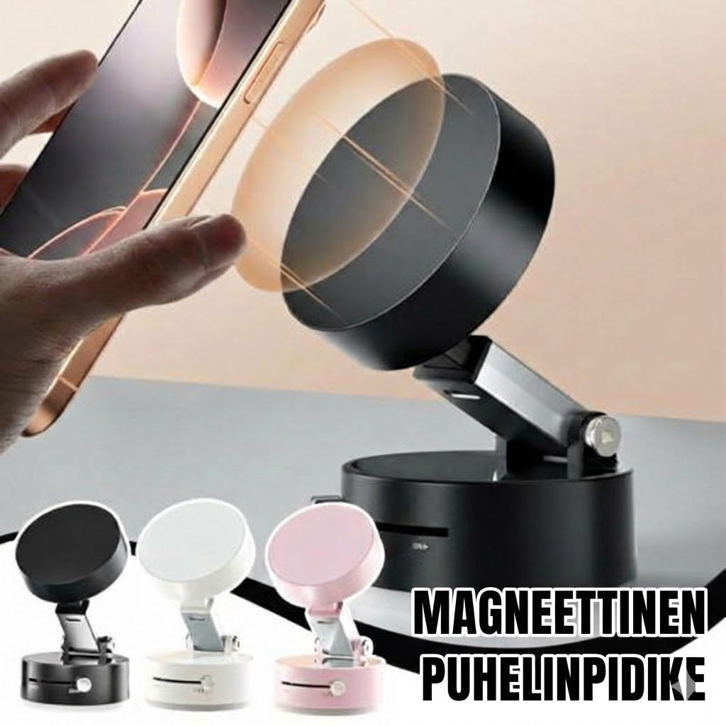 Taitettava kannettava magneettinen matkapuhelinteline