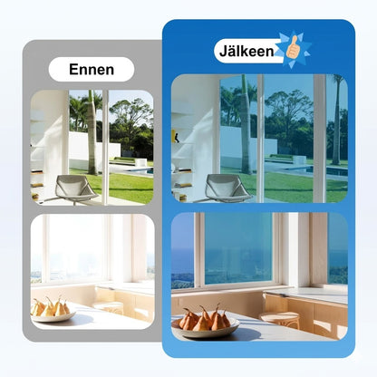 Yksisuuntainen lämpöä eristävä näkösuojakalvo