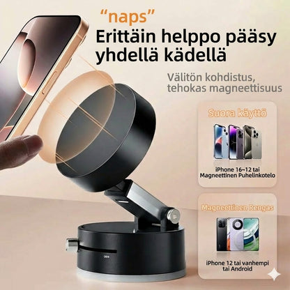 Taitettava kannettava magneettinen matkapuhelinteline