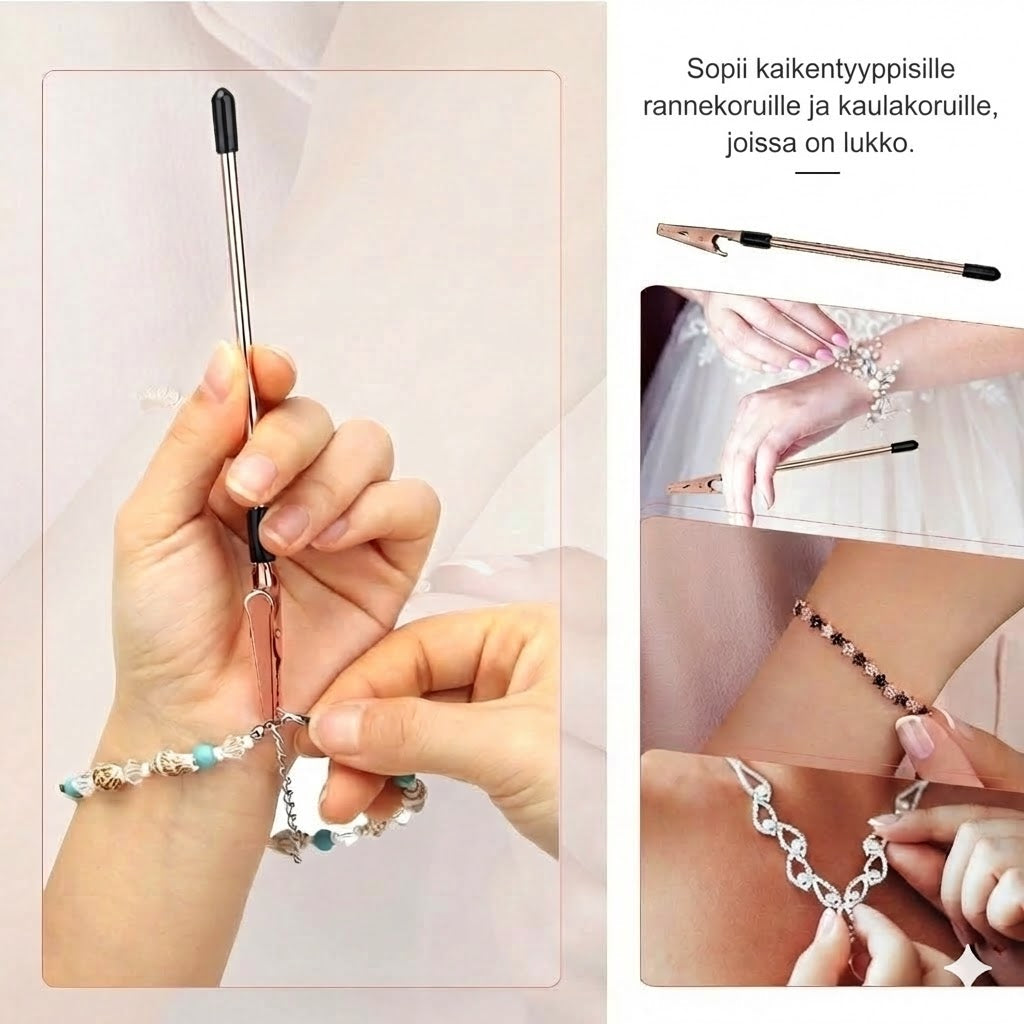 Rannekkeen lukkoapuväline