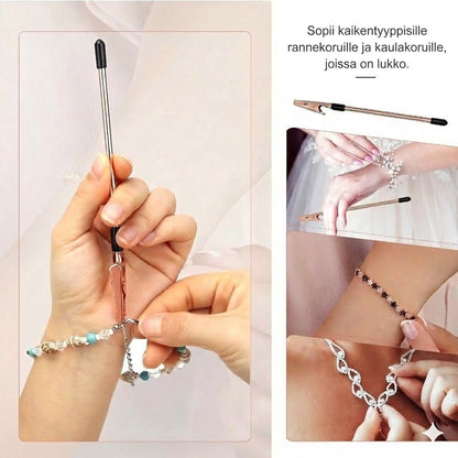 Rannekkeen lukkoapuväline