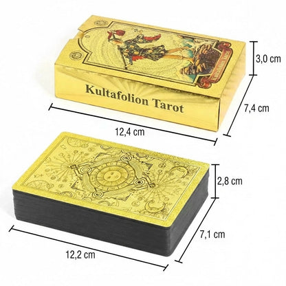 Ylellinen Tarot-kultapainos