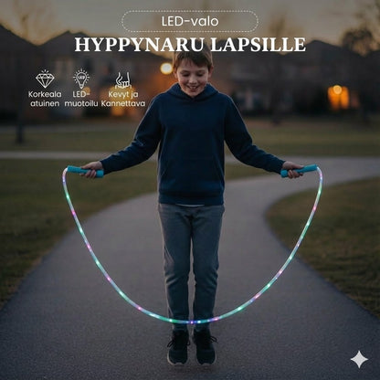 LED-valaistu hyppynaru lapsille