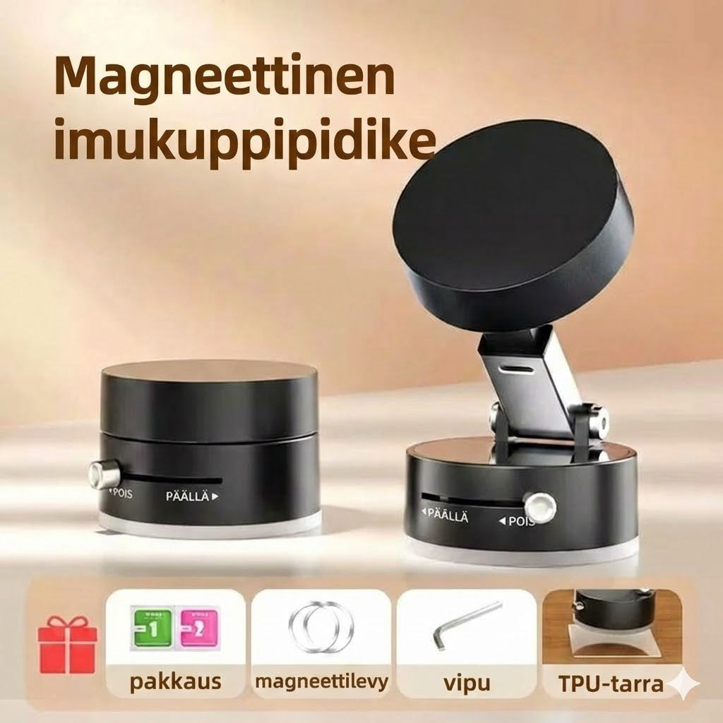 Taitettava kannettava magneettinen matkapuhelinteline