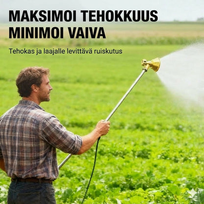 Säädettävä messinkisuutin maatalousruiskulle