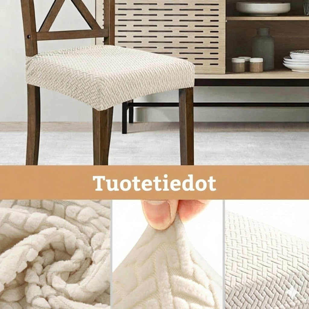Vedenpitävä jacquard-tuolinpäällinen: tyylikäs ja tahraton