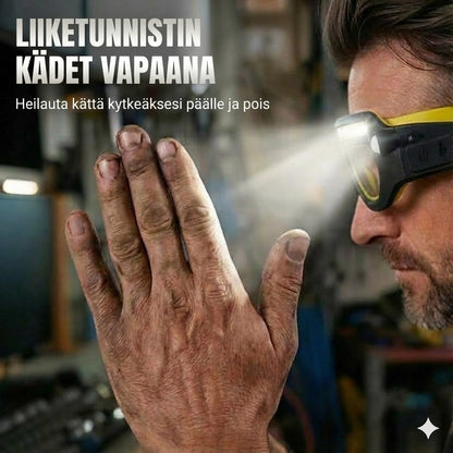 Tehokas LED-otsalamppu: Vedenkestävä ja ladattava (ulkokäyttöön ja tee-se-itse-käyttöön)