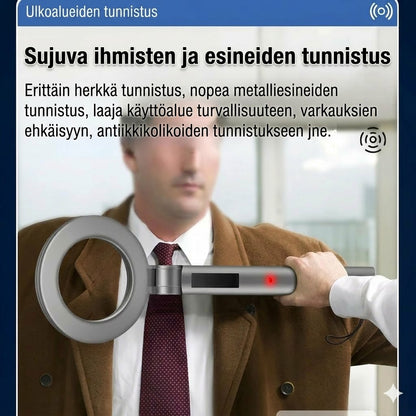 LED-vilkkuva hälytysmetallinpaljastin