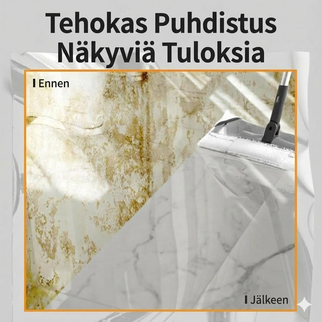 Tiivistetty lattianpuhdistusaine: 99,9 % antibakteerinen ja antaa välittömän kiillon
