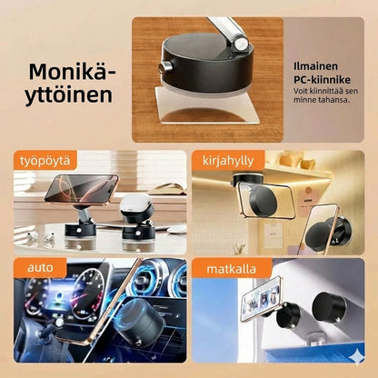 Taitettava kannettava magneettinen matkapuhelinteline