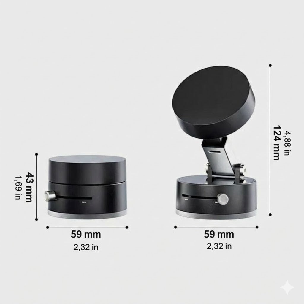 Taitettava kannettava magneettinen matkapuhelinteline