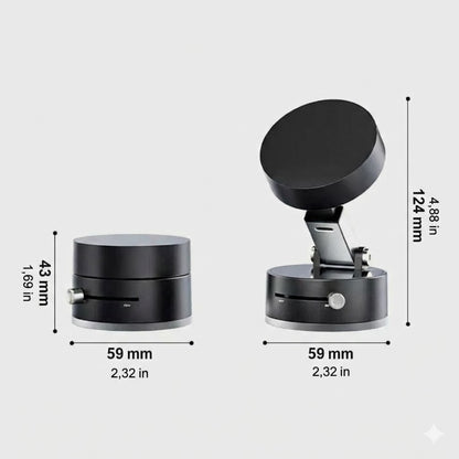 Taitettava kannettava magneettinen matkapuhelinteline