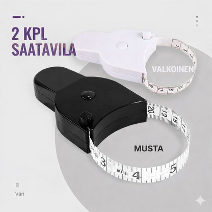 Automaattisesti kelautuva mittanauha