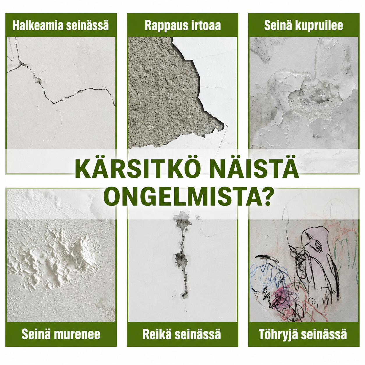 Myrkytön seinänpaikkausaine