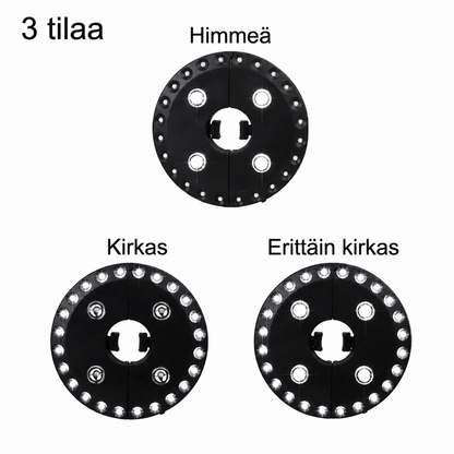 LUMINA-aurinkovarjon valo 28 LED-lampulla