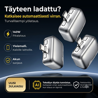 Latauspaneeli automaattisella sammutuksella ja ylilataussuojalla