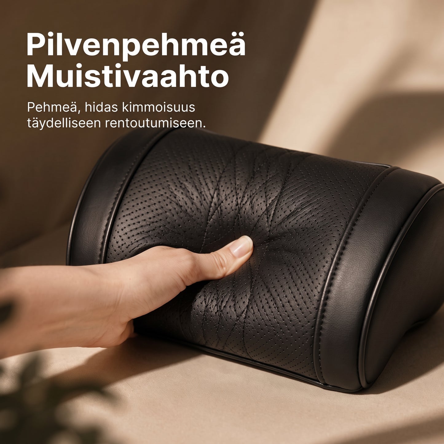 Universaali memory foam -niskatyyny autoon