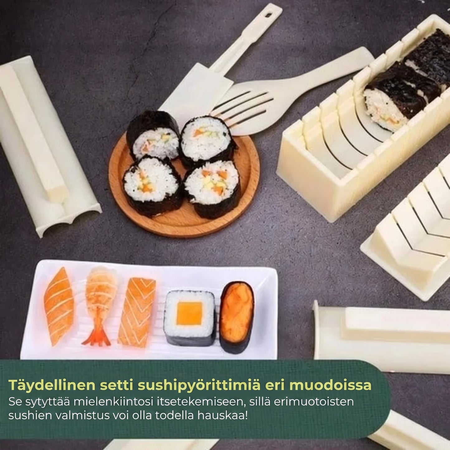 DIY sushimuotti sushin valmistamiseen