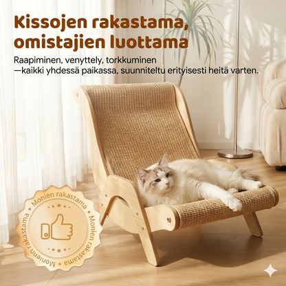 2-in-1 sisal-kissanraapimisalusta