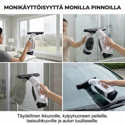 Sähköinen ikkunapesuri jatkovarrella