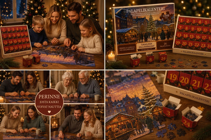 24 päivän joulupalapeli-adventtikalenteri
