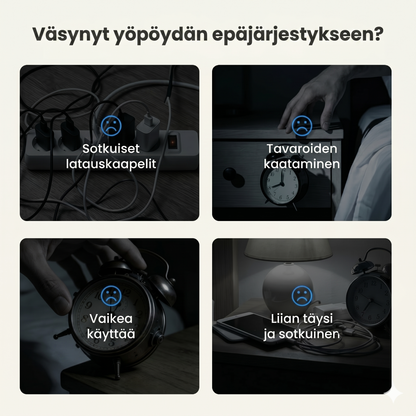 Kaikki-yhdessä 6-in-1 langaton 15 W latausasema
