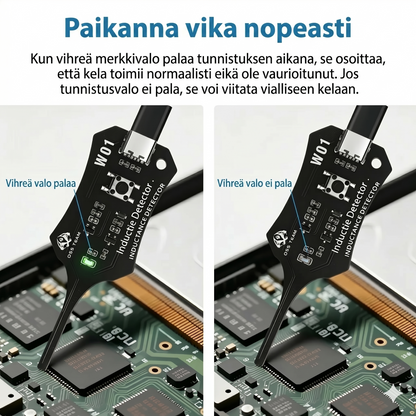 Piirissä testattava kelatesteri
