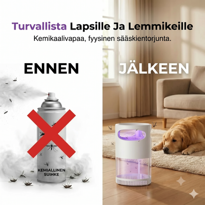 UV-hyttyslamppu – USB-käyttöinen, kemikaaliton,hiljainen