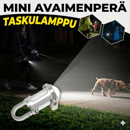 Superkirkas mini-avaimenperätaskulamppu, vedenpitävä