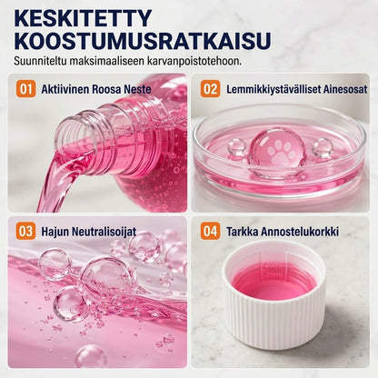 4-in-1 pesukoneen puhdistusaine lemmikkien karvoja ja hajuja vastaan