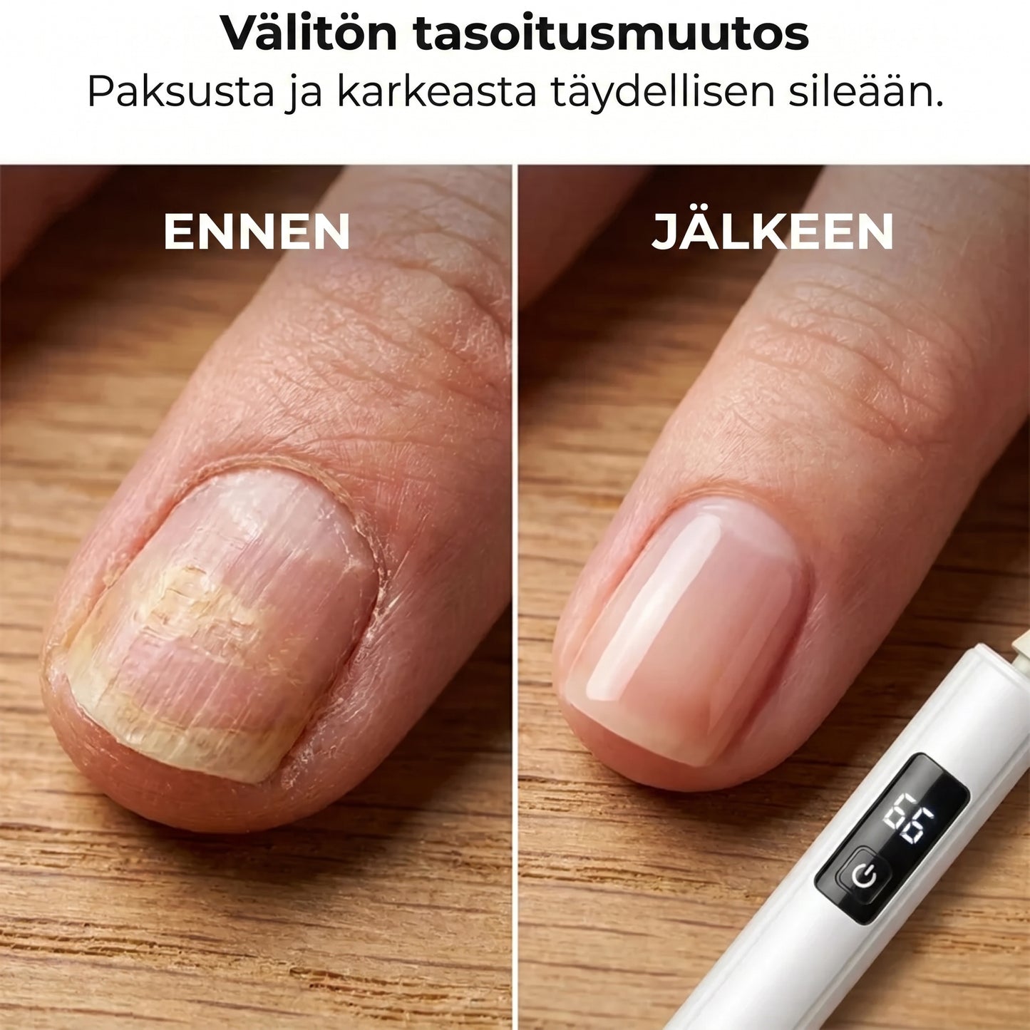 Sähköinen kynsipora digitaalisella nopeudensäädöllä