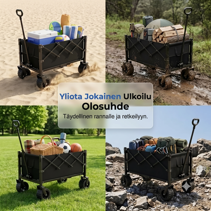 Kokoontaittuva vetokärry