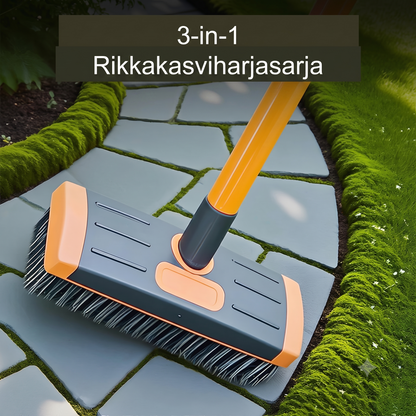 3-in-1 saumaharja terassille ja ajotielle