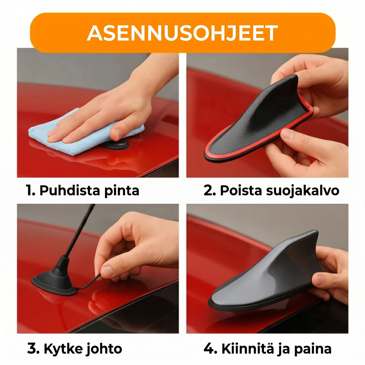 Shark-autoantennivahvistin – ylivertainen radiovastaanotto