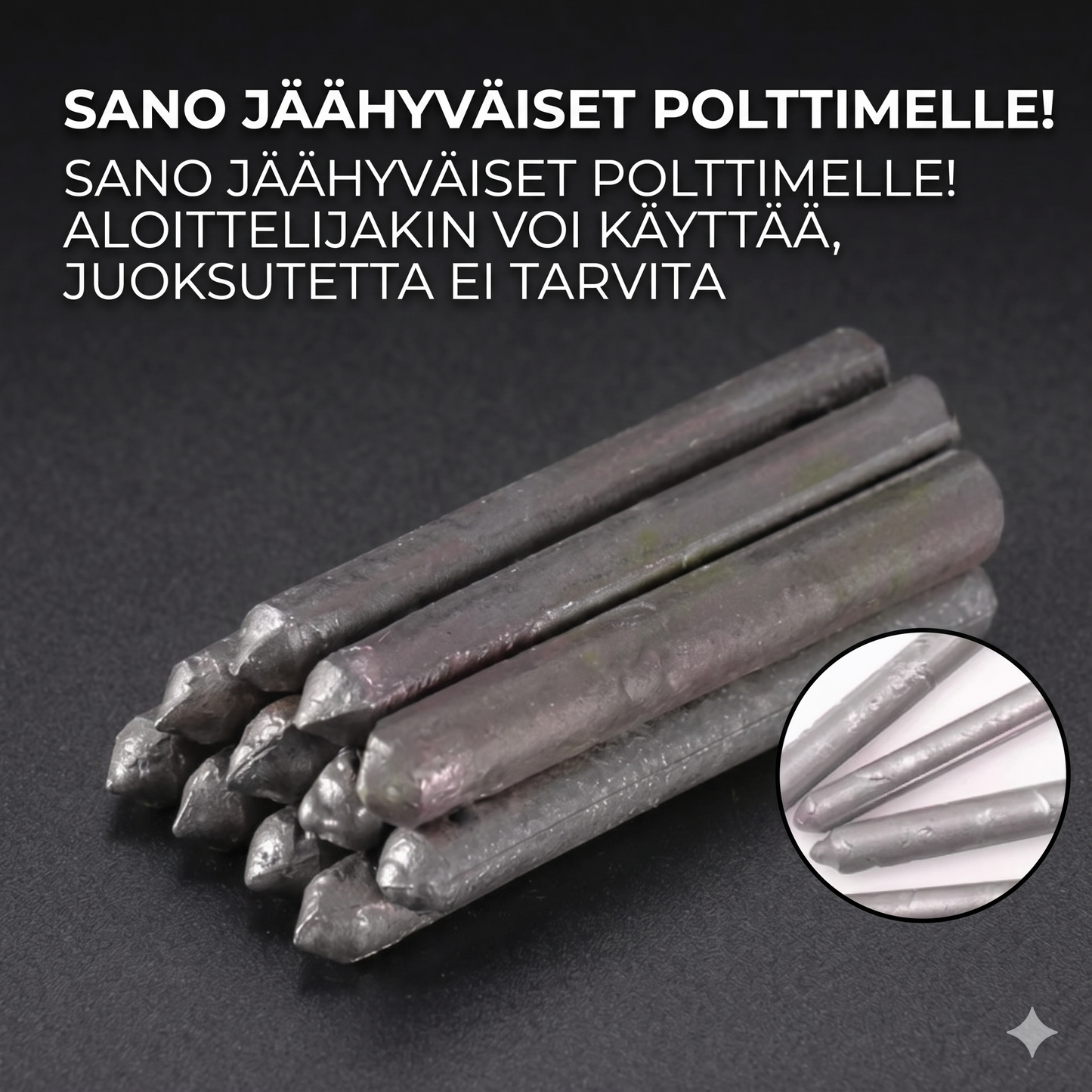 Universaalit matalalämpötila-hitsauspuikot – 6 kpl