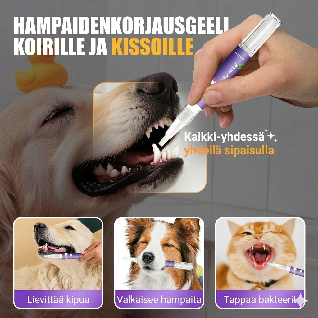 Suunhoitogeeli lemmikeille